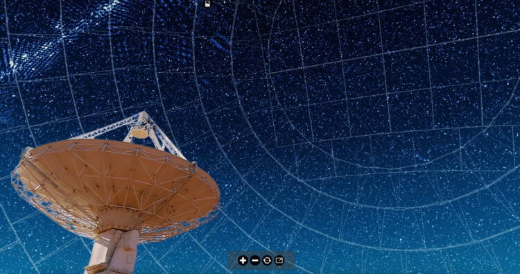 Миллионы галактик. Так выглядит новая карта Вселенная, составленная с помощью мощного радиотелескопа, построенного в 2012 году в Западной Австралии. Фото.