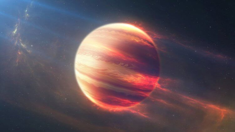 Как и где формируются горячие Юпитеры? Горячие Юпитеры – это массивные миры, живущие в солнечных системах, совершенно непохожих на наши. Фото.