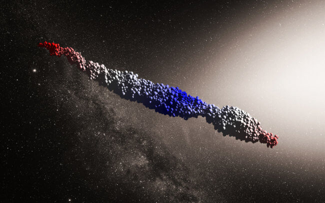 Правда ли, что астероид Оумуамуа – инопланетный посланник? Фото.