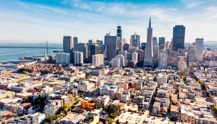 Как меняется планета из-за городов? Общая масса Сан-Франциско, если не учитывать людей, транспорт и дороги — 1,6 миллиарда тонн. Фото.