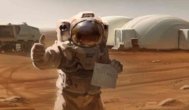 В какой точке Марса будут высажены астронавты? Фото.