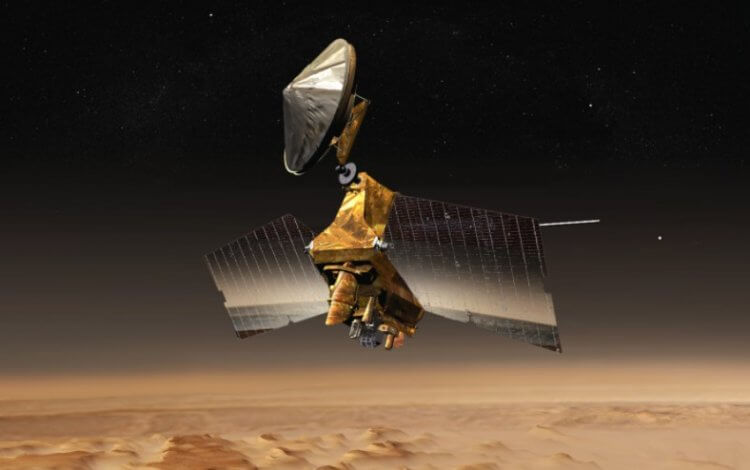 Идеальные условия для жизни на Марсе. Межпланетная станция Mars Reconnaissance Orbiter. Фото.
