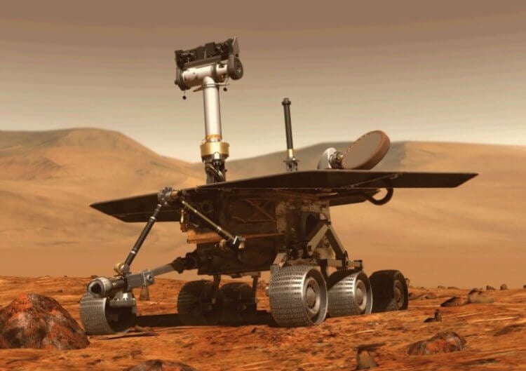 Природное явление Марса. Марсоход «Оппортьюнити» — первая жертва бури на Марсе. Фото.