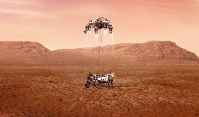 Марсоход Perseverance высадился на Марс. Как это было? Фото.