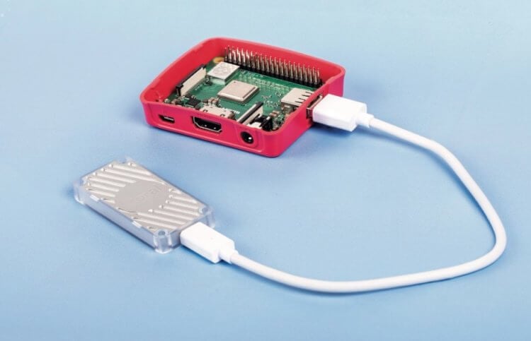 Робот с искусственным интеллектом своими руками. Coral USB Accelerator и Raspberry Pi 4. Фото.