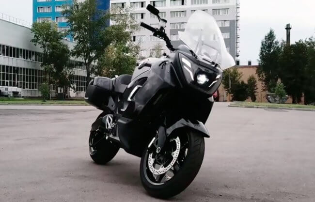 Представлен первый в России электрический мотоцикл Aurus. Он вряд ли будет вам по карману. Фото.