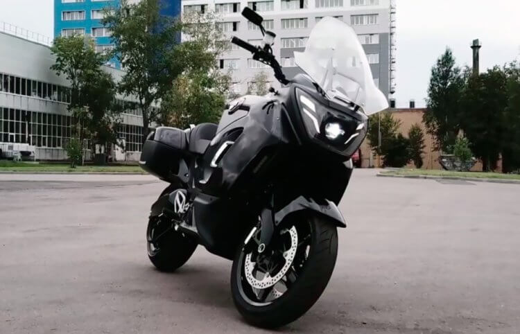 Представлен первый в России электрический мотоцикл Aurus. Он вряд ли будет вам по карману. Электрический мотоцикл Aurus. Фото.