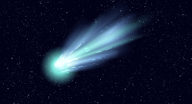 Комета Леонардо станет самым зрелищным событием 2021 года. Фото.
