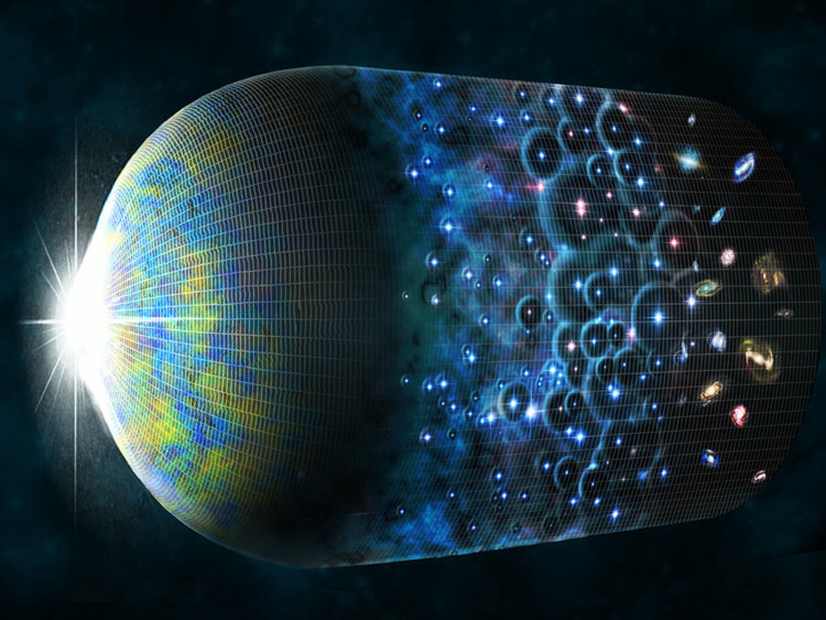 Как узнать скорость расширения Вселенной? На сегодняшний день время Большого взрыва, породившего Вселенную, ученые оценивают с помощью компьютерного моделирования. Фото.