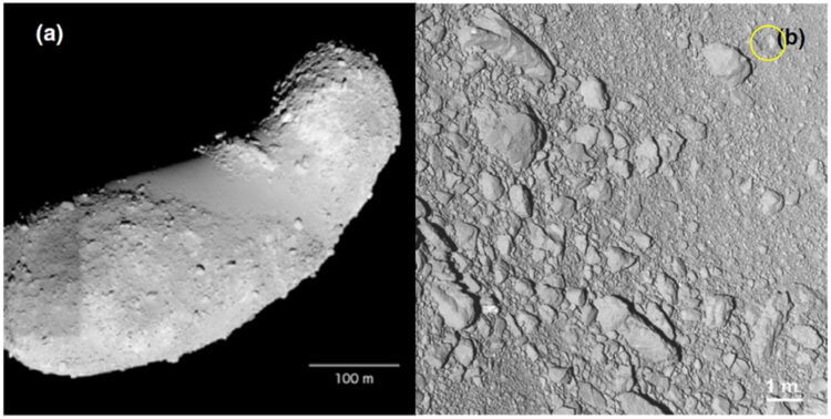 Что нужно знать о миссии «Хаябуса»? Поверхность астероида Итокава, которой достиг японский зонд «Хаябуса» в 2005 году, выглядит так. Фото.