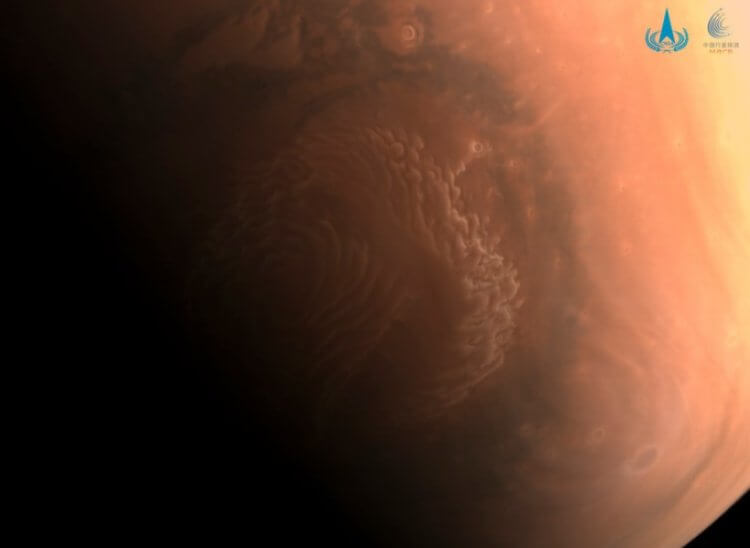 Свежие фотографии Марса. Цветная фотография Марса от «Тяньвэнь-1». Фото.