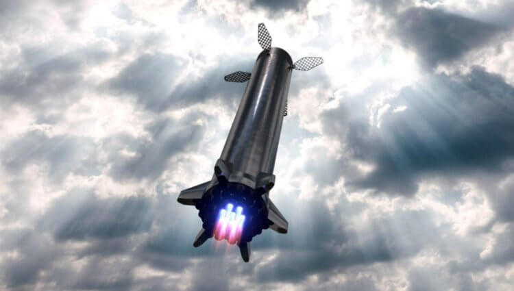 Когда начнутся испытания Super Heavy? Ракета Super Heavy в представлении художника. Фото.