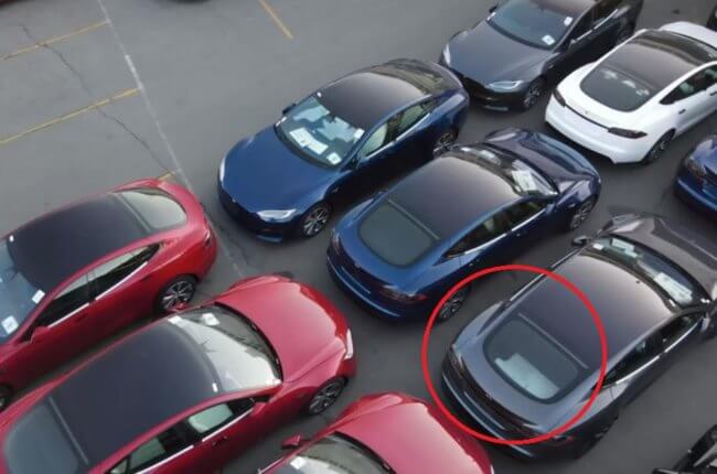 Tesla может выпустить автомобиль с 7 сиденьями. Или это оптическая иллюзия? Фото.
