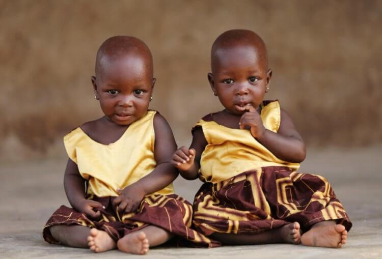 Где больше всего близнецов? Больше всего близнецов рождается в Азии и Африке. Фото.