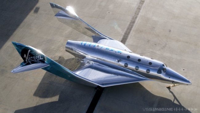 Virgin Galactic представила VSS Imagine. Это новый самолет для космического туризма. Фото.