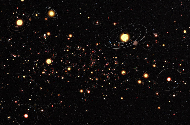 Как работает эффект Доплера? Распространtнность планетных систем в Млечном Пути в представлении художника. Фото.