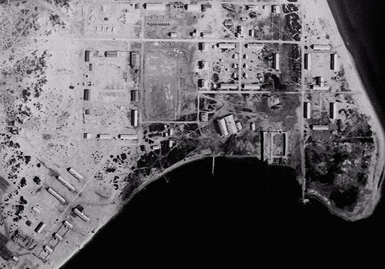 Где создавали биологическое оружие в СССР. Вид сверху на Аральск-7. Фото.