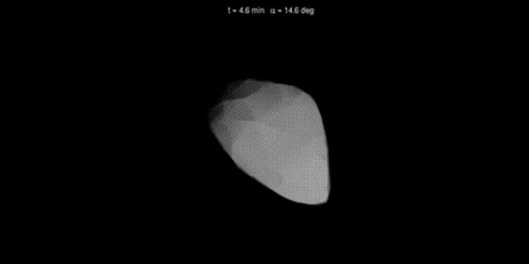 История астероида 2008 TC3. 3D-модель астероида 2008 TC3. Фото.