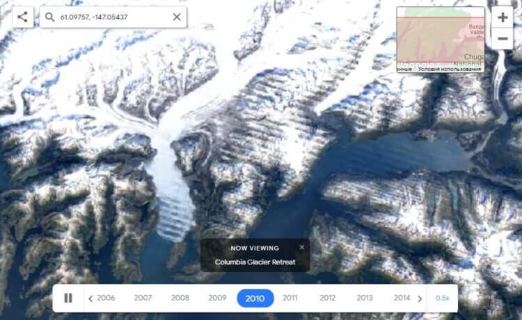 Как меняется планета Земля? В 2014 году таймлапсы Google Earth выглядели довольно скучно. Фото.
