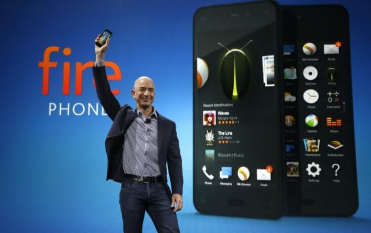 Смартфон от Amazon. Fire Phone от Amazon. Фото.