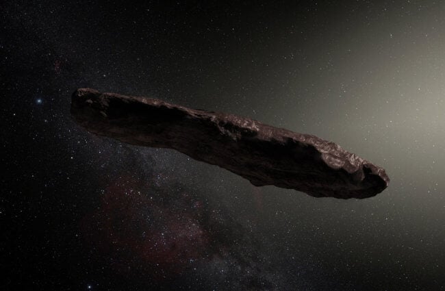 Астероид Оумуамуа точно не инопланетный корабль. И вот почему. Фото.