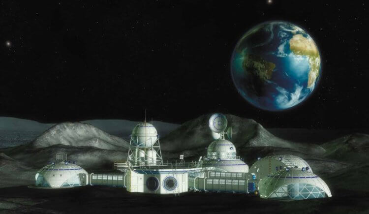 Российская лунная база. В 2015 году Россия планировала создать станцию на Луне. Но о ней все благополучно забыли. Фото.