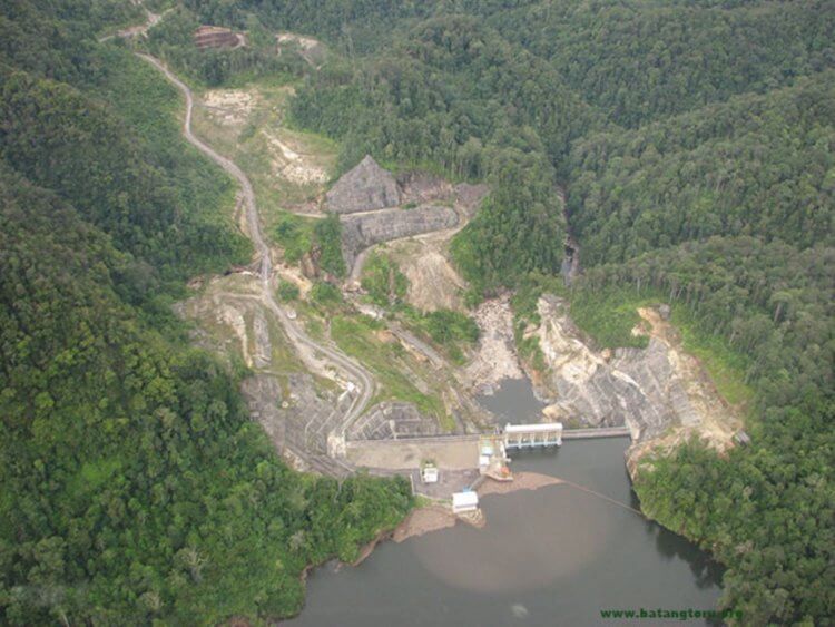 Вымирание обезьян. Та самая гидроэлектростанция, из-за которой могут исчезнуть орангутаны. Фото.