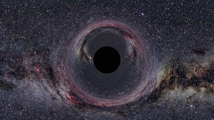 Что находится в центре Млечного Пути и других галактик? Исследователи полагают, что в центре галактики Млечный Путь находится сверхмассивная черная дыра. Фото.