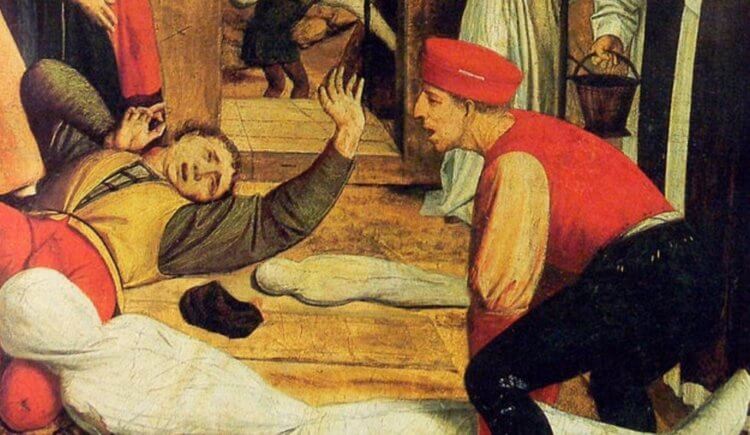 Первая эпидемия чумы. Ужасы чумы в средневековой картине. Фото.