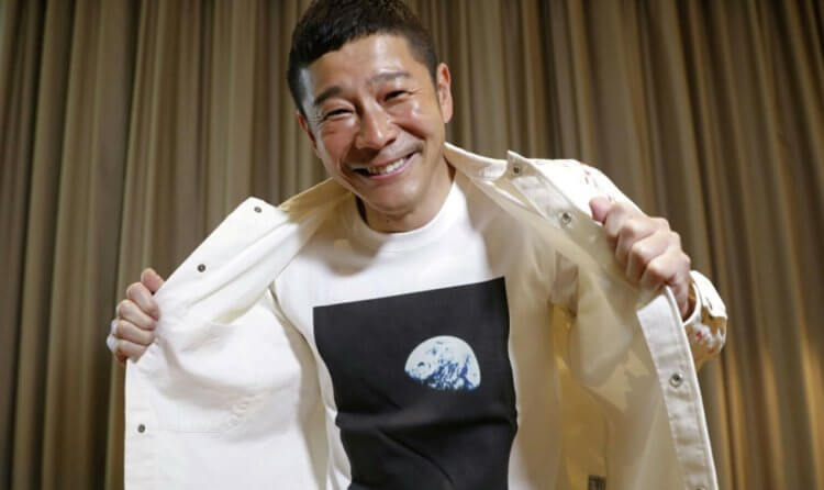 Космические туристы 2021 года. Миллиардер Юсаку Маэдзава. Фото.