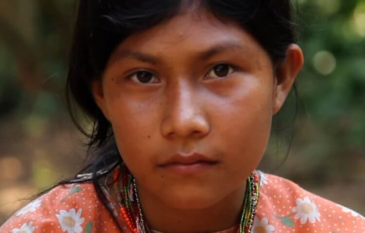 Жители Амазонки стареют медленнее остальных людей. В чем секрет молодости? Представительница народа цимане. Фото.