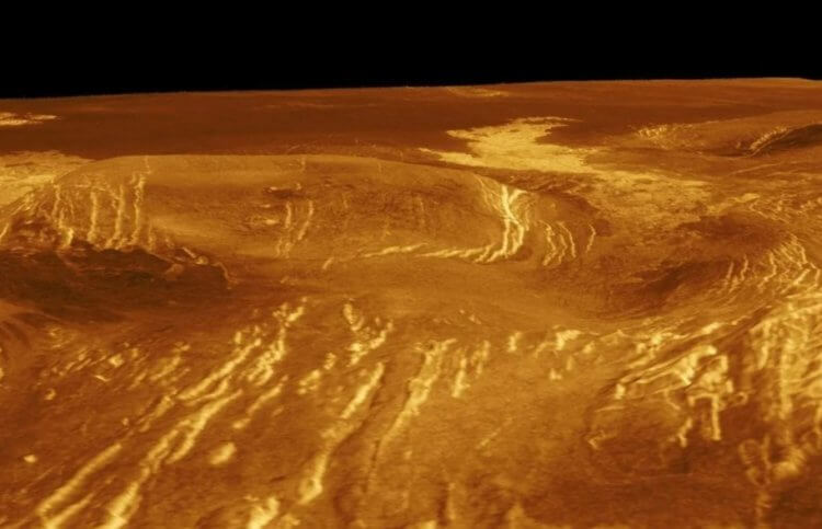 Изучения Венеры. Фотография поверхности Венеры с большой высоты. Фото.