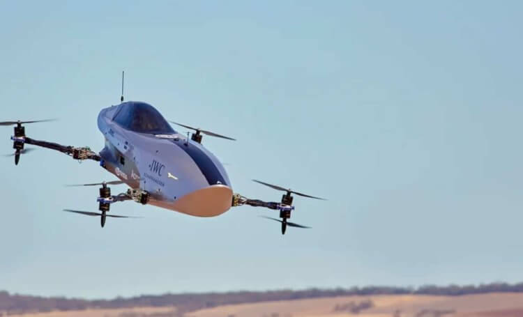 Первый в мире летающий автомобиль для гонок успешно прошел испытания. Что дальше? Летательный аппарат Alauda Aeronautics Mk3. Фото.