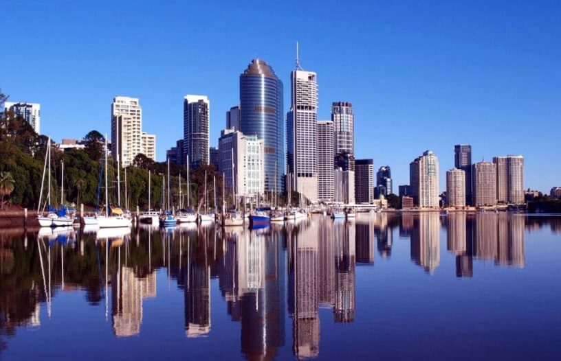 Брисбен, Австралия. Высотки Брисбена. Брисбен, Австралия. Высотки Брисбена. Фото.