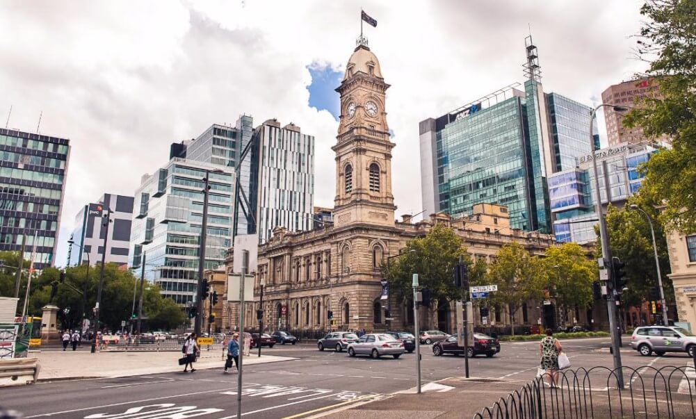 Аделаида, Австралия. Австралийский город Аделаида. Аделаида, Австралия. Австралийский город Аделаида. Фото.