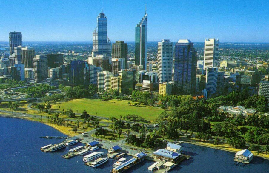 Перт, Австралия. Австралийский город Перт. Перт, Австралия. Австралийский город Перт. Фото.