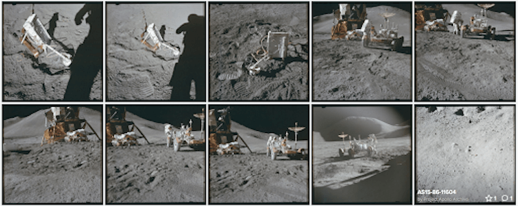 Сколько проехал по луне первый управляемый луноход. В те дни на Луне было жарко. Фото.