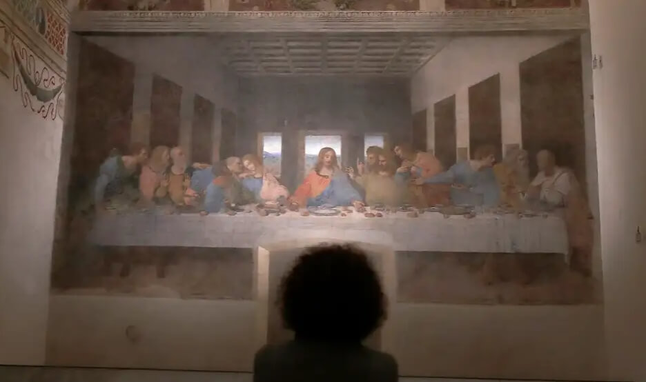 Потомки Леонардо да Винчи. Примечательно, что Леонардо да Винчи в основном считал себя изобретателем. Рисованием он занимался редко и медленно. Фото.