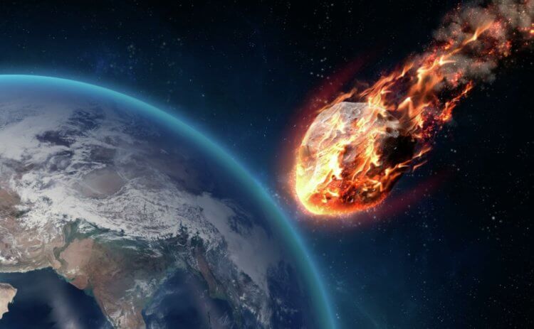 Вероятность падения астероида. Риск падения астроида на Землю есть всегда, потому что ученые вполне могут не уследить за каким-либо объектом. Фото.