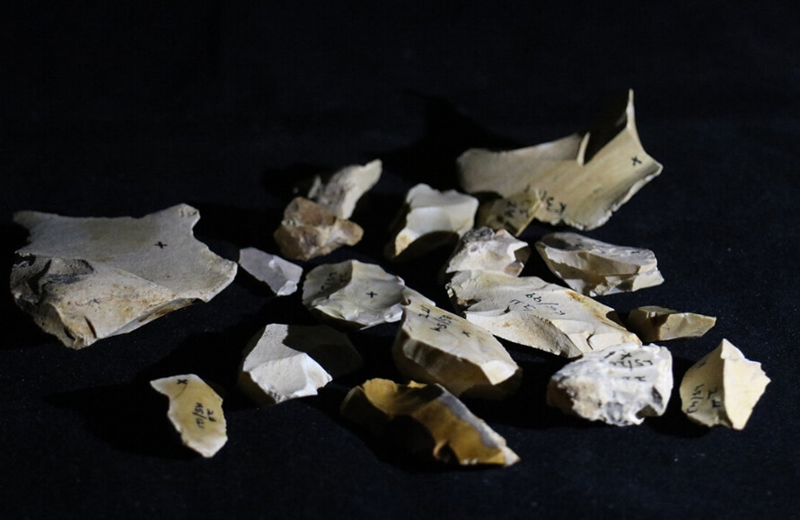 Когда люди научились добывать огонь? Фрагменты инструментов, которые были изучены искусственным интеллектом. Фото.