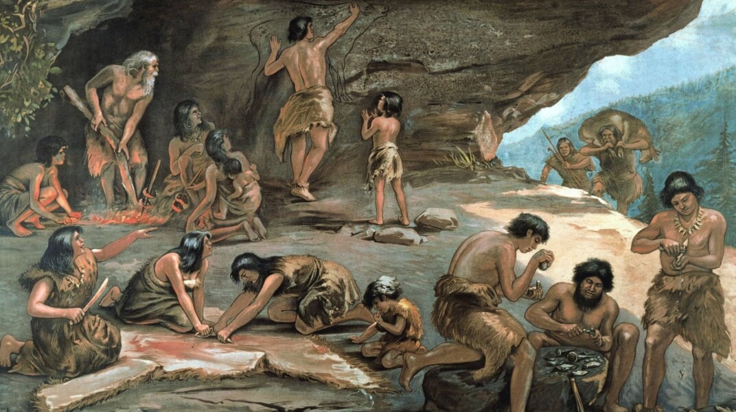 Обмен опытом у древних людей. Обмен опытом сильно ускорил развитие человечества. Фото.