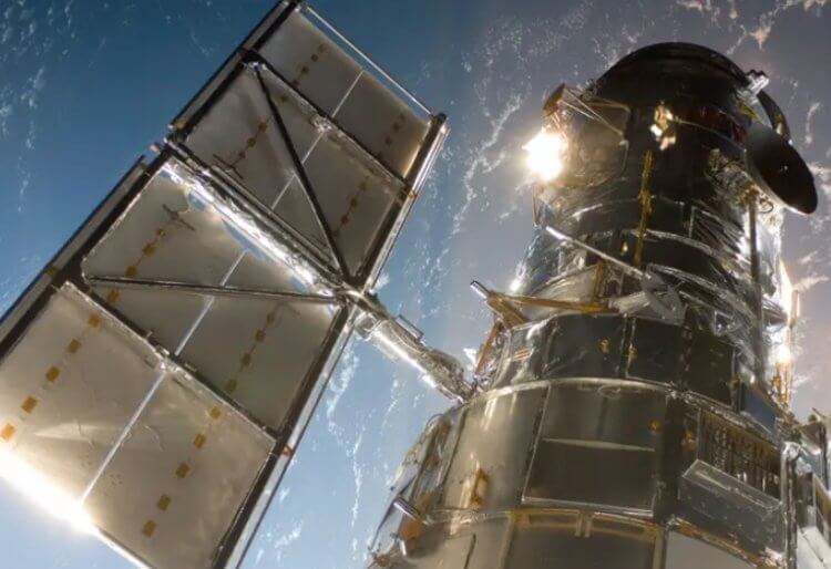 Ремонтопригодность телескопа «Хаббл». Легендарный космический телескоп над Землей. Фото.
