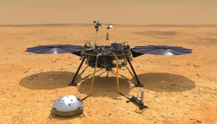 Достижения миссии InSight. Аппарат InSight для изучения Марса. Фото.