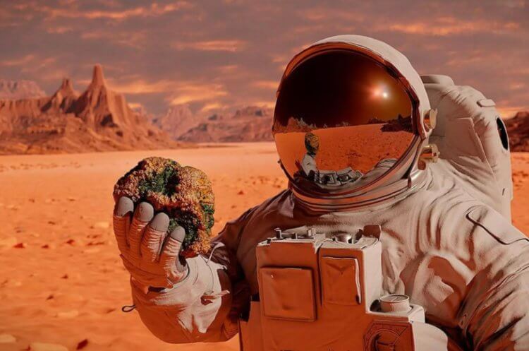 Кислород для дыхания. Смогут ли люди попасть на Марс зависит от того, будет ли создан хороший способ добычи кислорода. Фото.