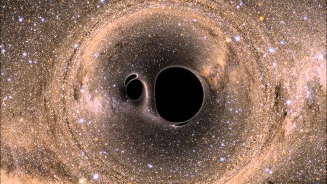 Можно ли услышать столкновение черных дыр? Ученые записали музыку космоса. Фото.