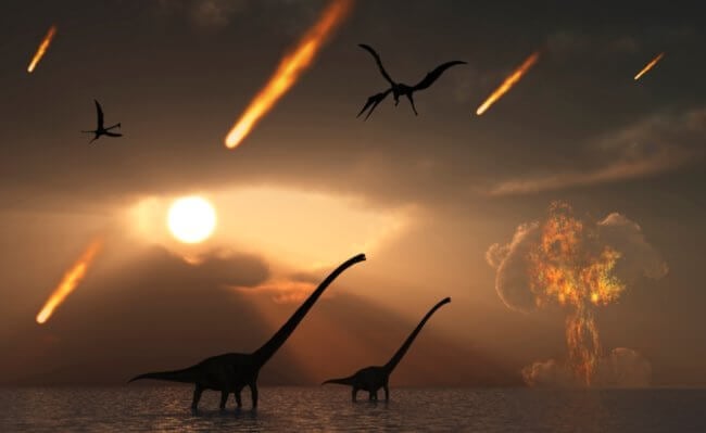 Откуда прилетел астероид, который убил динозавров? Фото.