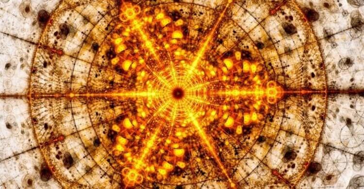 Физики впервые увидели, как фотоны преобразуются в материю. С помощью процесса Брейта-Уилера чистый свет потенциально можно преобразовать в материю. Фото.