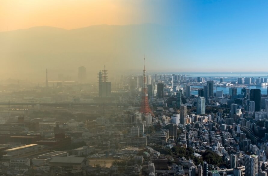 Во время карантина воздух в городах стал чище. Но для спасения планеты от гибели этого недостаточно. Фото.