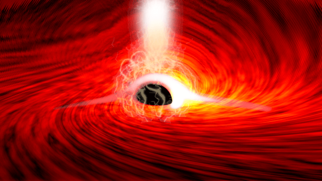 Ученые впервые уловили свет за черной дырой! Рассказываем, как им это удалось. Фото.