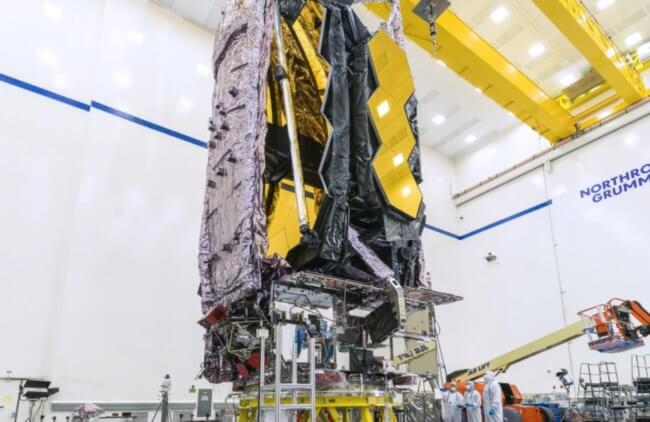 Телескоп Джеймса Уэбба готов к отправке на космодром. Когда запуск? Фото.